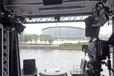 Commonwealth Games Broadcast Studio Containers